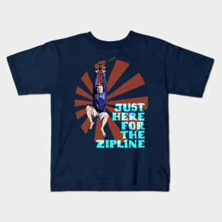 Ronnie is just here for the Zipline Kids T-Shirt